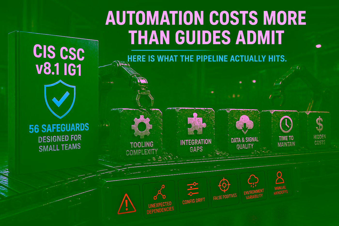 CIS CSC v8.1 IG1 controls: where small business automation breaks and why