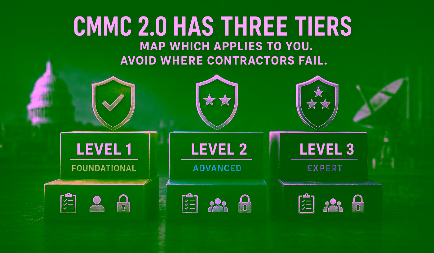 CMMC 2.0 levels explained: which tier applies to your DoD contract and what it actually requires
