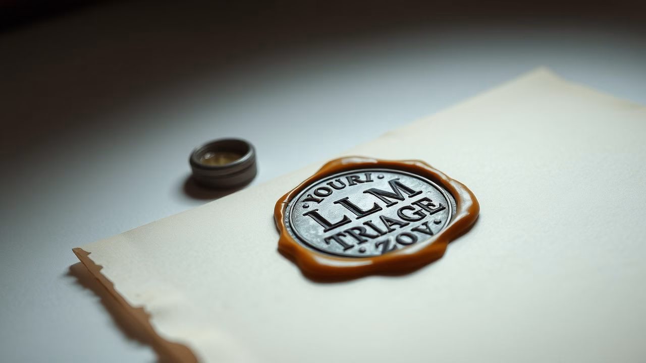 Your LLM Triage Tool Is Guessing. Here Is the Workaround.